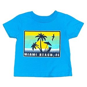 Miami Beach Florida Toddler Kids Shirt